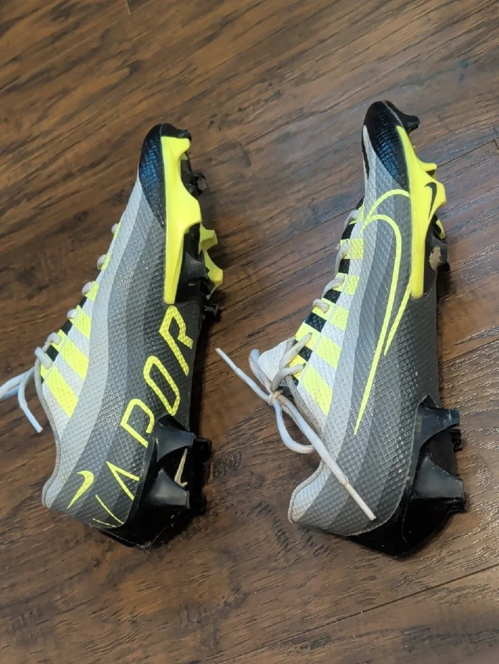 Nike White Mesh Running Shoes with Black Accents